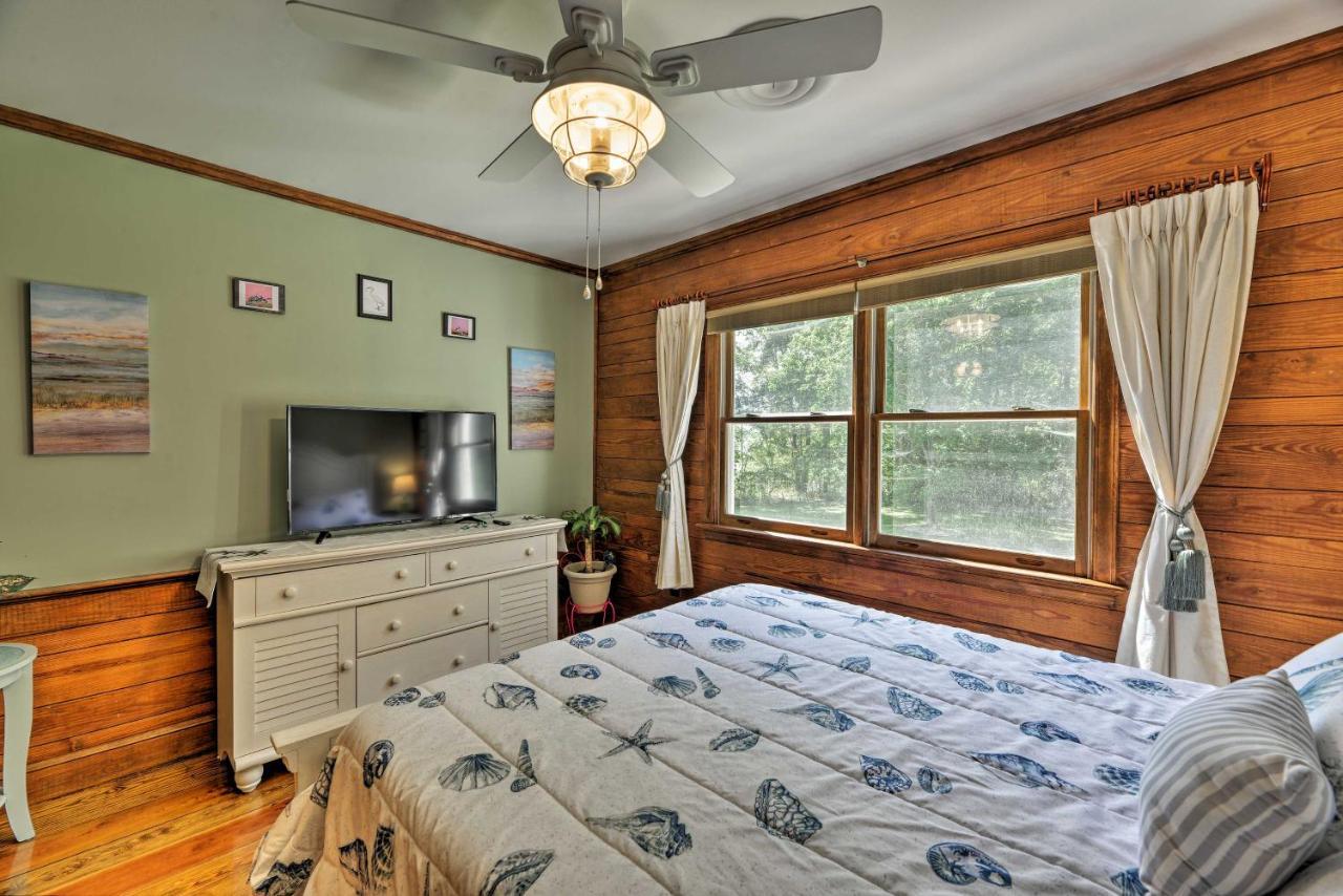 Bayfront Blounts Creek Home Private Beach And Dock! Whichard Beach Exterior foto